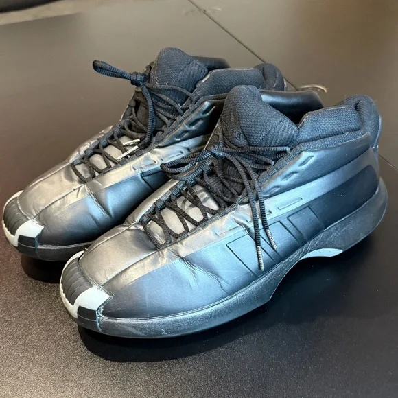 Adidas Kobe Crazy 1 Black High-Top Sneakers with Textured Design - Picture 4 of 5